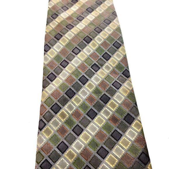 Alexander Julian Polyester‎ Tie Woven Multi-Colored Long - Picture 2 of 6